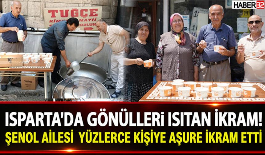 Şenol Ailesi Yüzlerce Kişiye Aşure İkram Etti