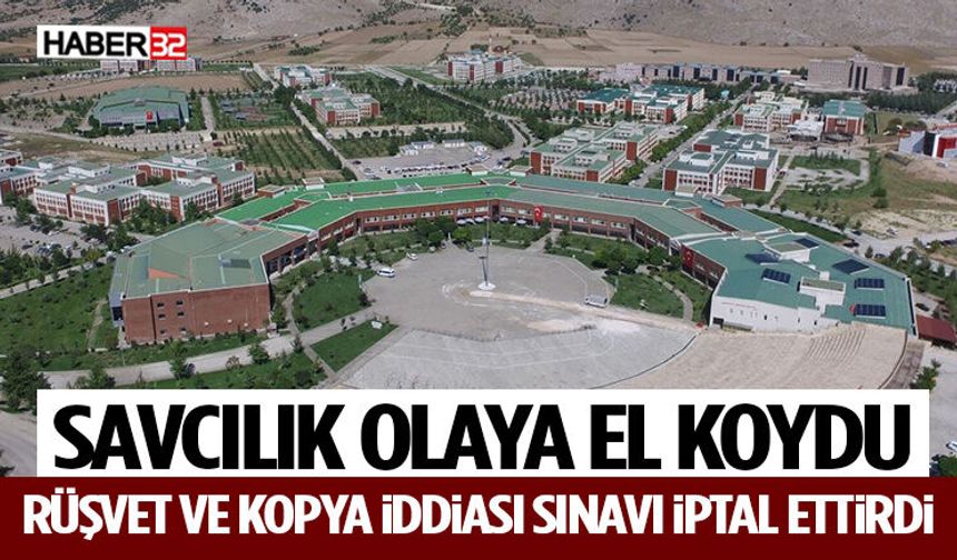 Savcılık Olaya El Koydu Rüşvet ve Kopya İddiası Sınavı İptal Ettirdi