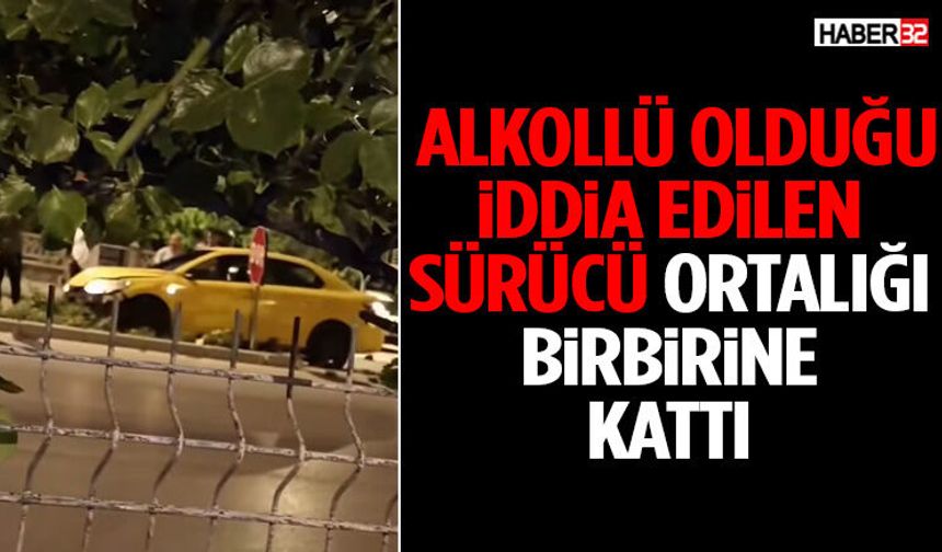 Alkollü Olduğu İddia Edilen Sürücü Ortalığı Birbirine Kattı