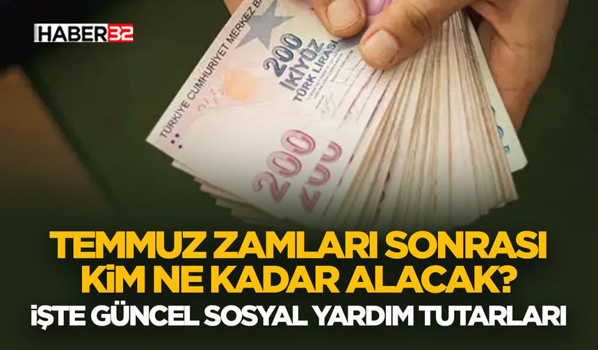 Temmuz Zamları Sonrası Kim Ne Kadar Alacak?