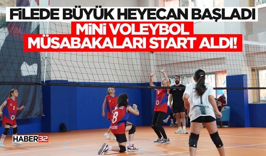 Mini Voleybol Müsabakaları Start Aldı!