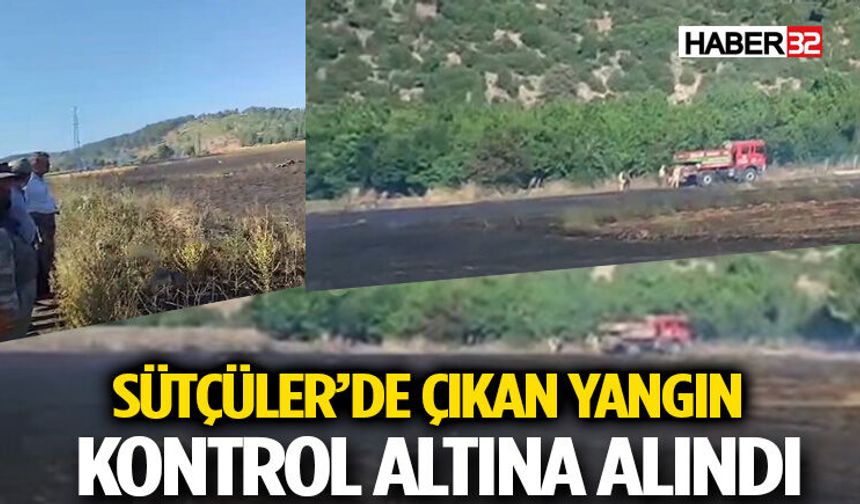 Sütçüler’de Çıkan Yangın Kontrol Altına Alındı