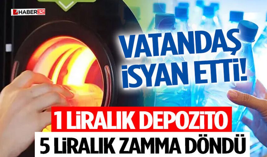 Vatandaş İsyan Etti! 1 Liralık Depozito 5 Liralık Zamma Döndü
