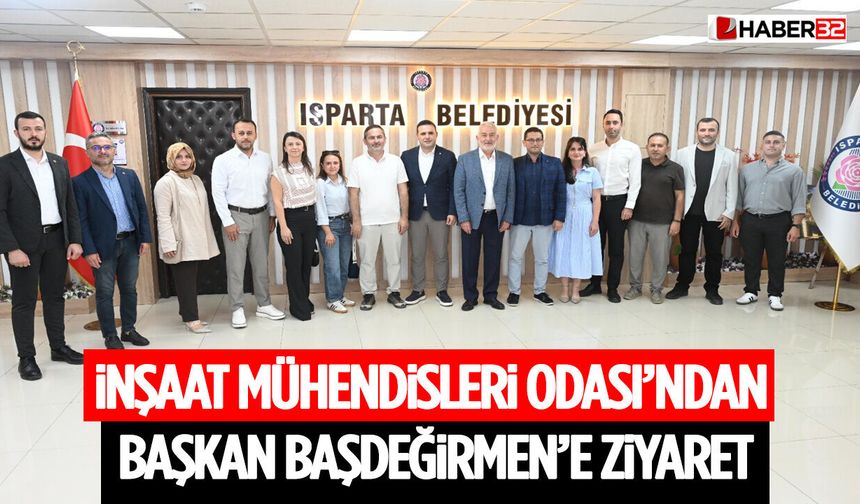 İnşaat Mühendisleri Odası’ndan Başkan Başdeğirmen’e Ziyaret