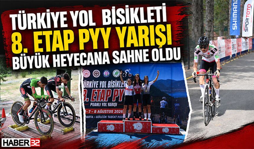 Türkiye Yol Bisikleti 8. Etap PYY Yarışı Büyük Heyecana Sahne Oldu