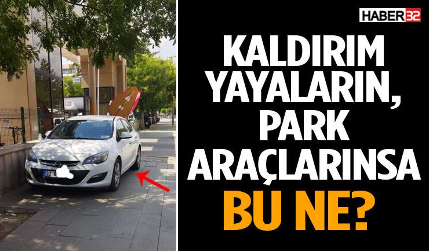 Kaldırım Yayaların, Park Araçlarınsa: Bu Ne?