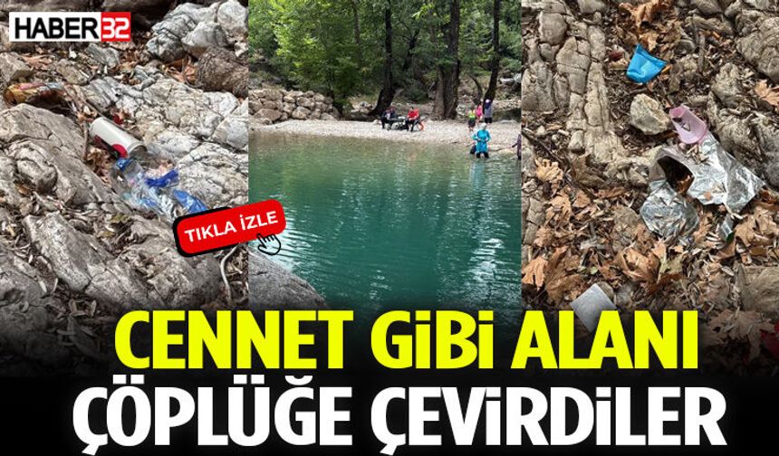 Cennet Gibi Alanı Çöplüğe Çevirdiler!