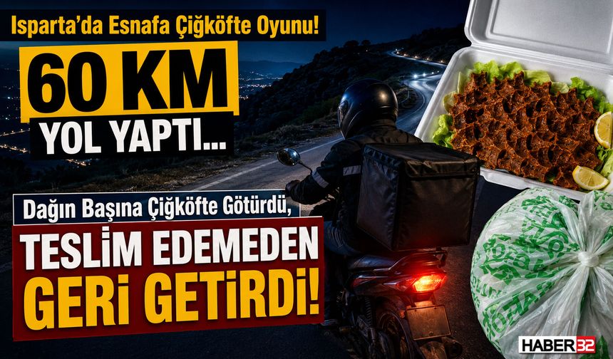 Dağın Başına Çiğköfte Götürdü, Teslim Edemeden Geri Getirdi!
