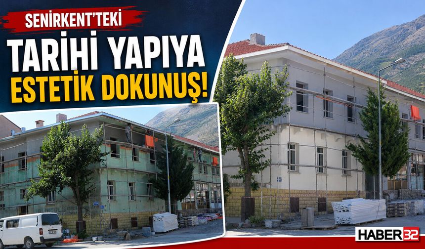 Senirkent'teki Tarihi Yapıya Estetik Dokunuş!