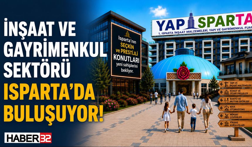 İnşaat ve Gayrimenkul Sektörü Isparta’da Buluşuyor: YAPISPARTA Fuarı İçin Geri Sayım...