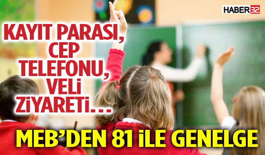 MEB’DEN 81 İle Genelge Gönderildi!