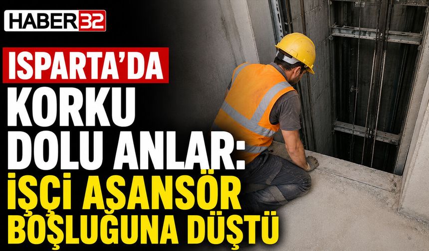 Çalıştığı Binada Asansör Başluğuna Düştü!