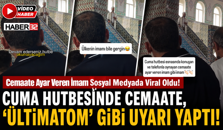 İmamdan Cemaate ‘Cuma Hutbesi’nde Ültimatom!