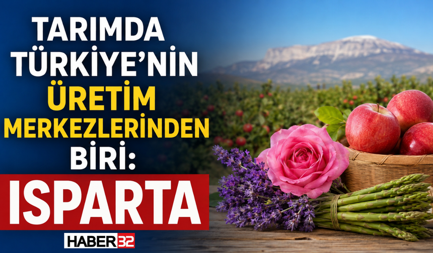 ISPARTA, Tarımda Türkiye’nin Üretim Merkezlerinden Biri