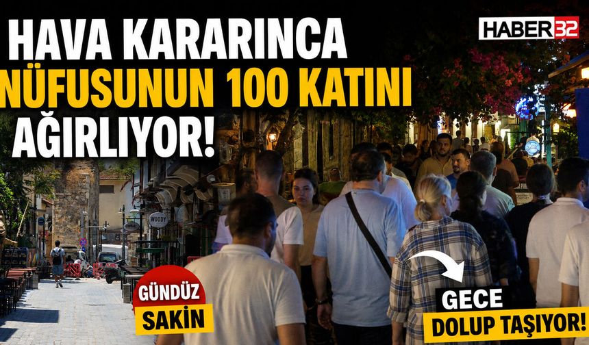 Hava Kararınca Nüfusunun 100 Katını Ağırlıyor!