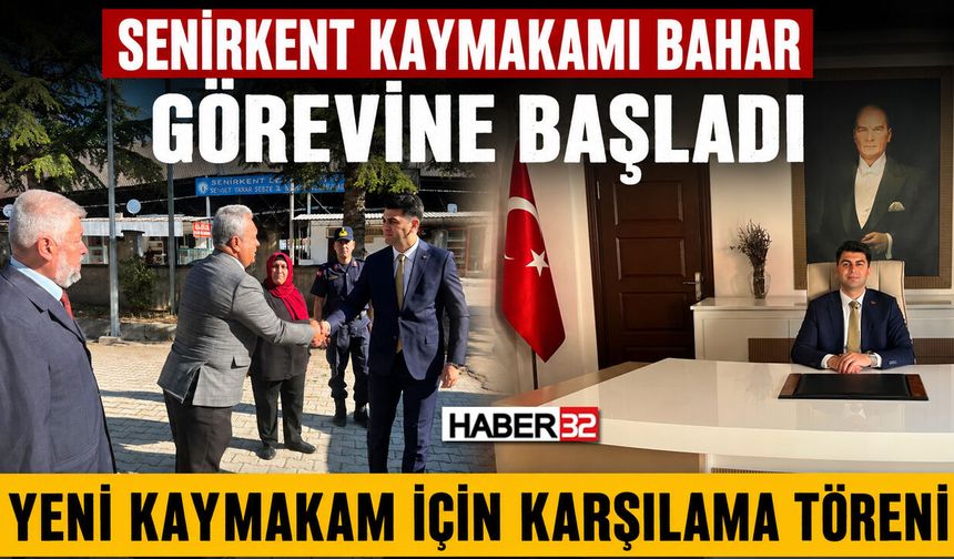 Kaymakam Muhammet Samet Bahar Görevine Başladı