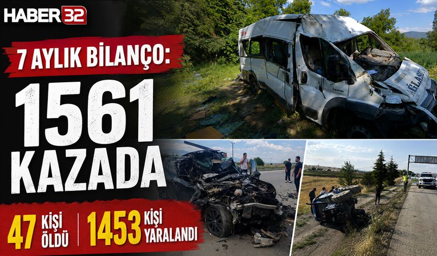 O Kazalarda, 47 Kişi Öldü, Bin 453 Kişi Yaralandı!