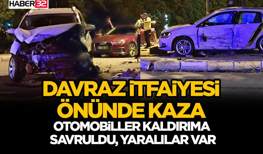 Davraz İtfaiyesi Önünde Kaza