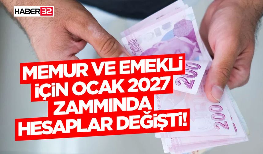 Memur ve Emekli için Ocak 2027 Zammında Hesaplar Değişti!