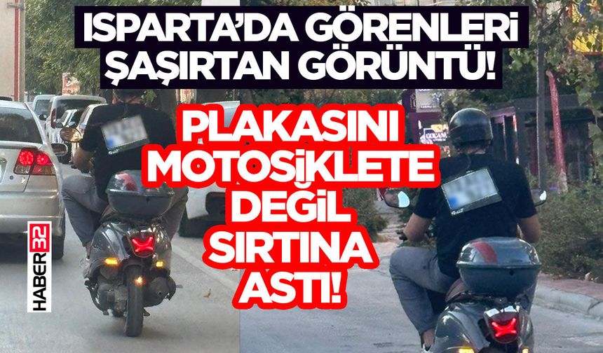 Isparta’da Görenleri Şaşırtan Görüntü!