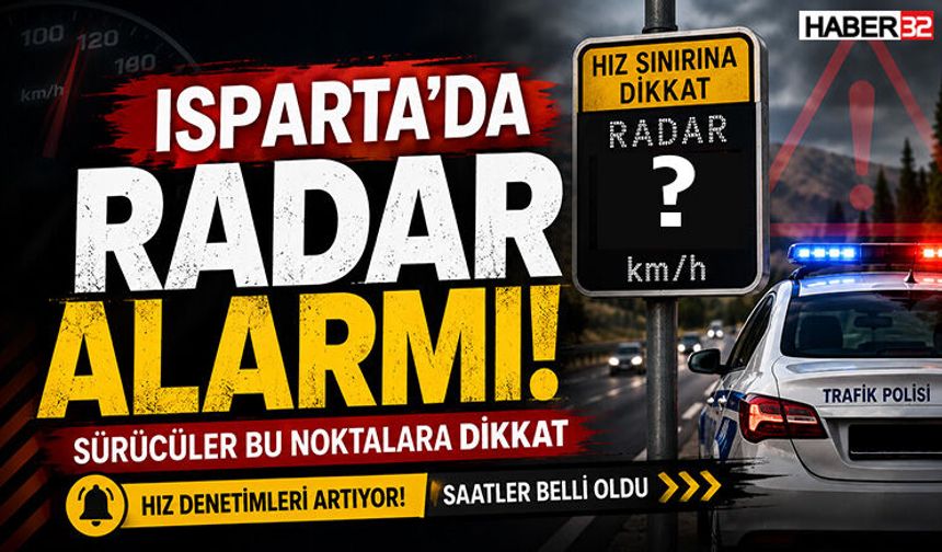 Dikkat Radar Uygulaması! O Güzergahlara Dikkat