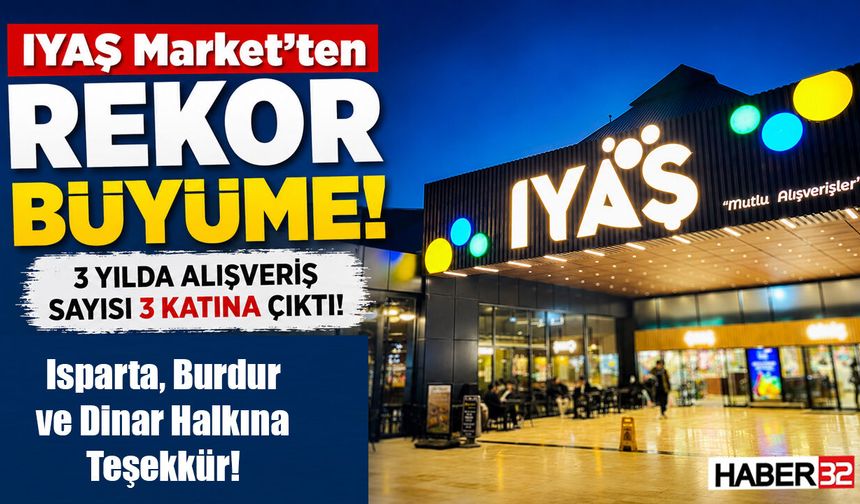 IYAŞ Market'ten Rekor Büyüme: 3 Yılda, 3 Katına Çıkardılar!