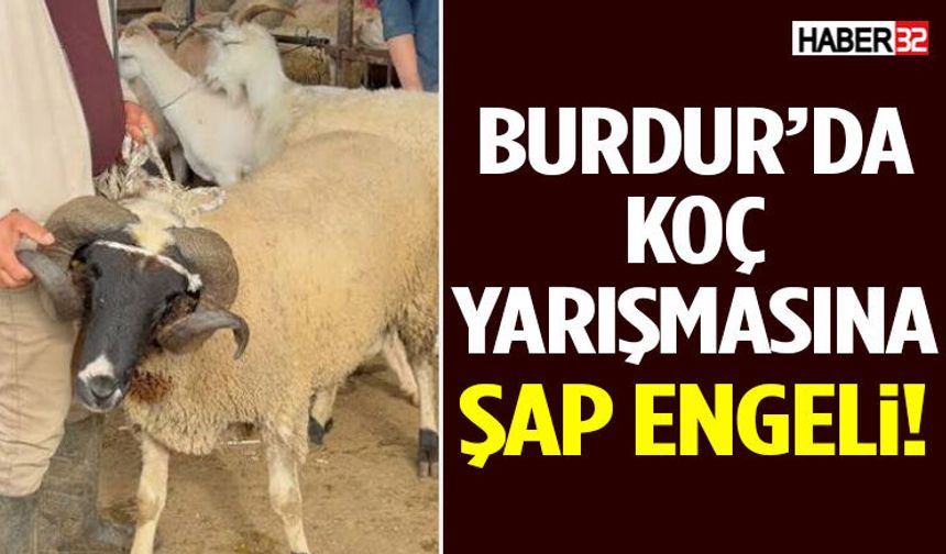 Burdur’da Koç Yarışmasına Şap Engeli!