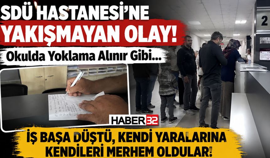 O Hastaneye Yakışmayan Görüntü: Okulda Yoklama Alınır Gibi…
