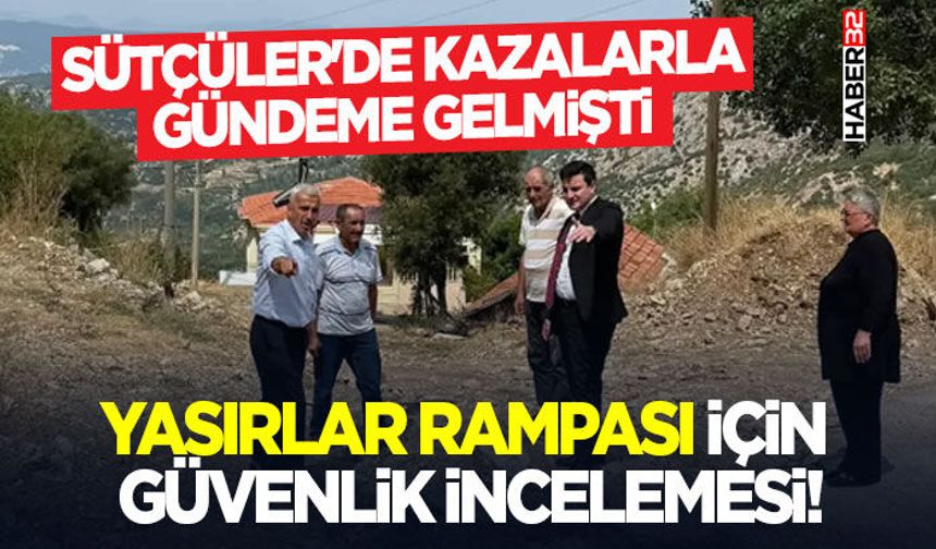 Sütçüler'de Kazalarla Gündeme Gelmişti
