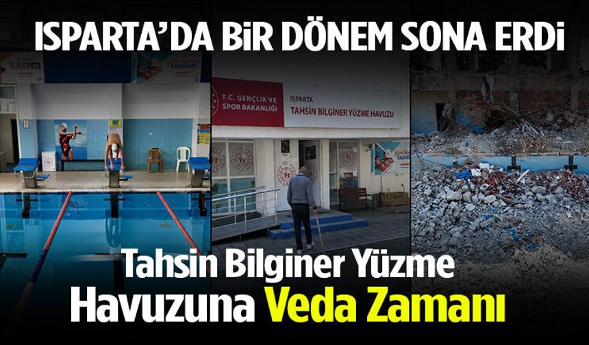 Tahsin Bilginer Yüzme Havuzuna Veda Zamanı