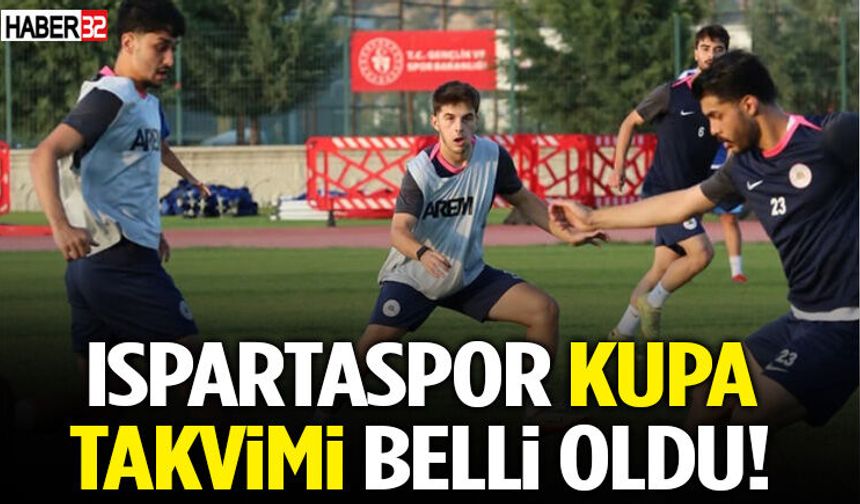Ispartaspor Kupa Takvimi Belli Oldu!