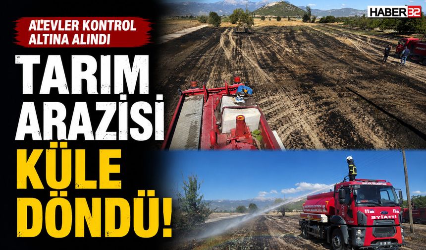 Tarım Arazisi Küle Döndü!