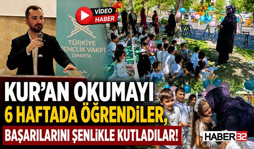 6 Haftada Kur’an Öğrenme Başarılarını Şenlikle Kutladılar!