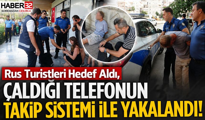 Çaldığı Telefonun Takip Sistemiyle Yakalandı!