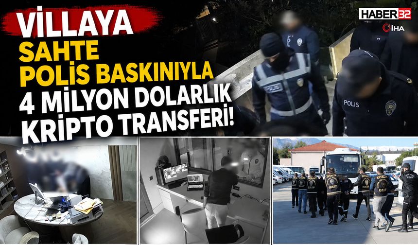 Villaya Sahte Polis Baskınıyla 4 Milyon Dolarlık Kripto Transferi!