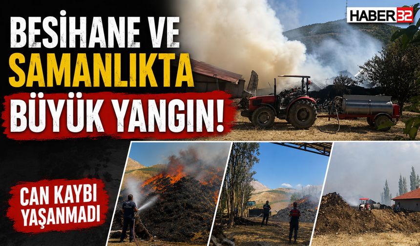Besihane ve Samanlıkta Büyük Yangın!