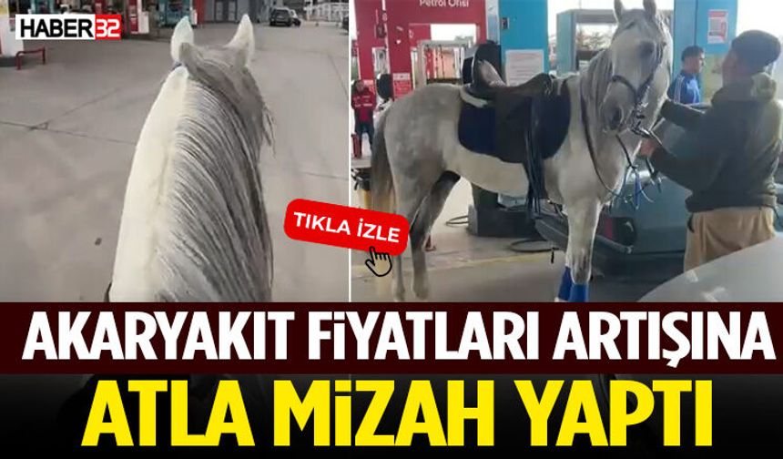 Akaryakıt Fiyatları Artışına Atla Mizah Yaptı!