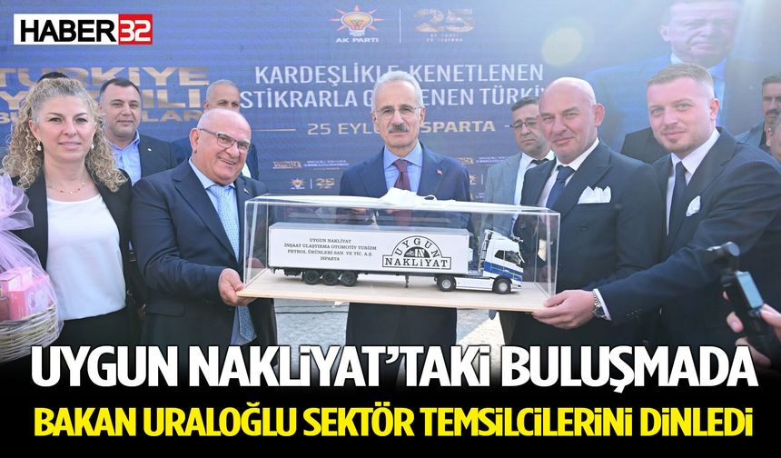 Bakan Uraloğlu O Buluşmada Sektör Temsilcilerini Dinledi