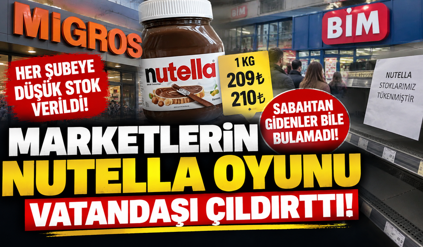 209 TL’lik Nutella Kampanyası Tepki Çekti! Sabah Gidenler Bile Bulamadı