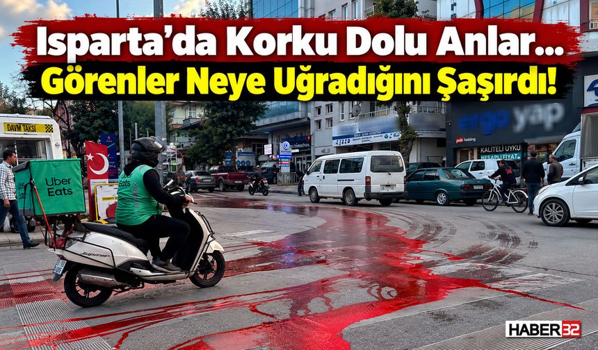 Isparta'da O Yolu Görenler Şaştı Kaldı!