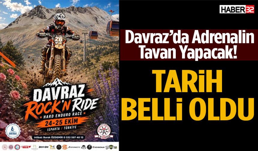 Davraz’da Adrenalin Tavan Yapacak!