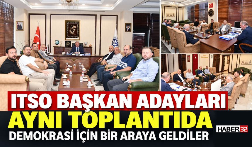ITSO Başkan Adayları Demokrasi İçin Bir Arada...