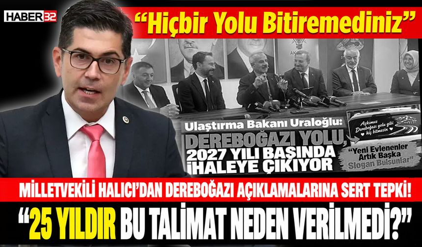 Halıcı'dan, Ulaştırma Bakanına Sert Eleştiri!