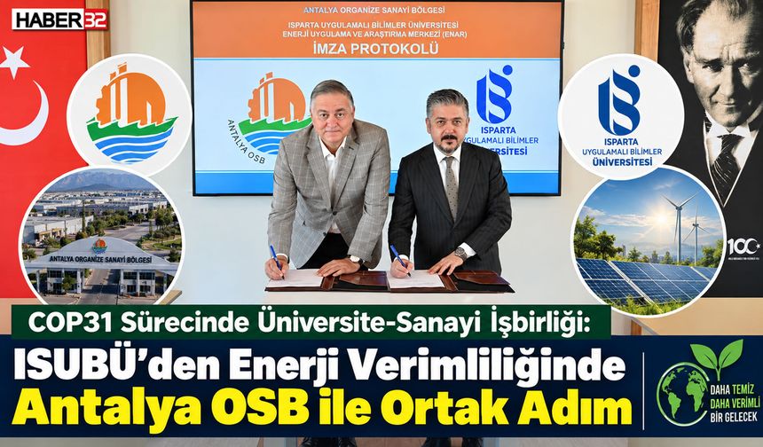 ISUBÜ'den Antalya OSB İle Enerji Verimliliği Ortak Adımı