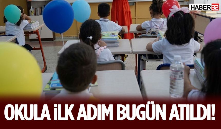 Okula İlk Adım Bugün Atıldı!