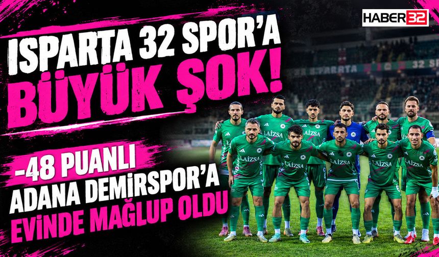 -48 Puanlı Adana Demirspor’a Evinde Mağlup Oldu