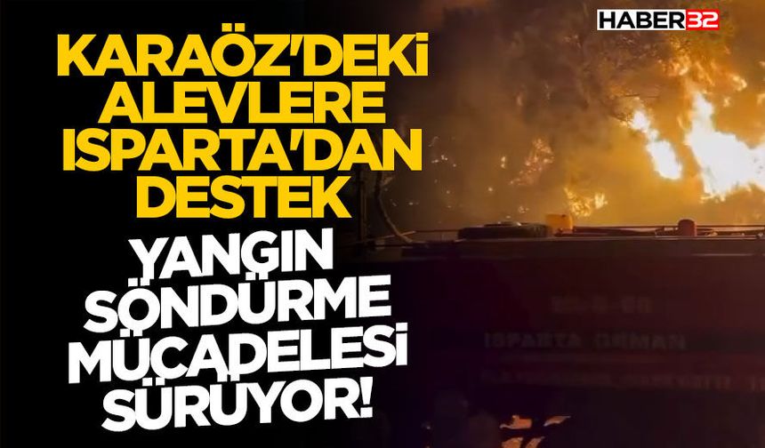 Karaöz'deki Alevlere Isparta'dan Destek