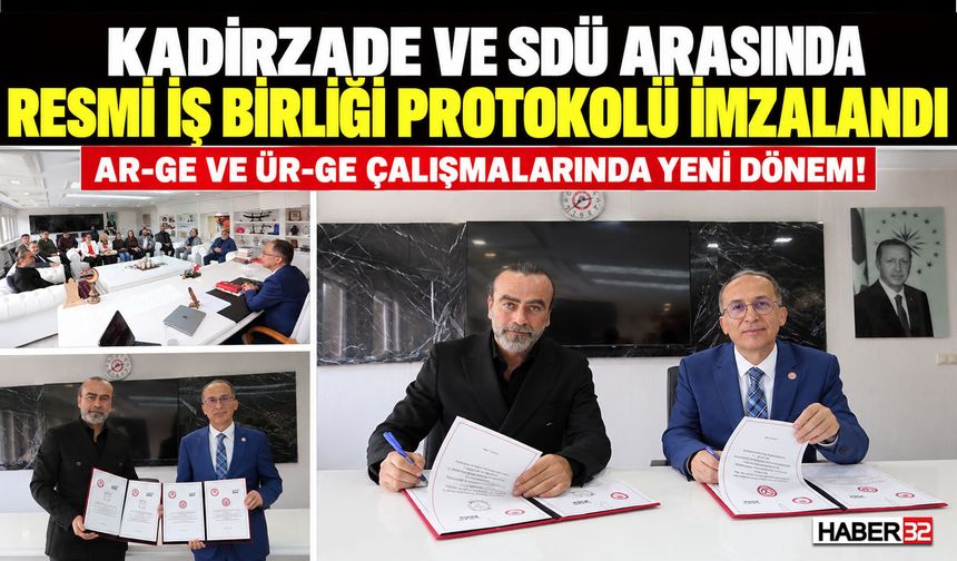 Kadirzade'den SDÜ İle İşbirliği Protokolü