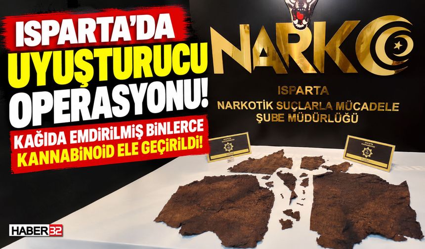 Kağıda Emdirilmiş Binlerce Kannabinoid Ele Geçirildi!