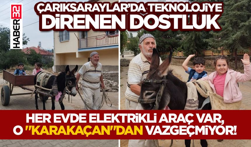 Çarıksaraylar’da Teknolojiye Direnen Dostluk